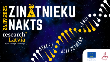 Zinātnieku nakts pasākuma afiša