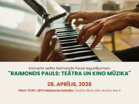 Raimonda Paula mūzikai veltīts koncerts