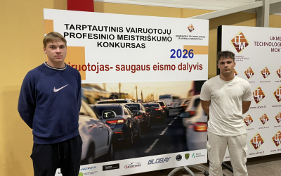 Vērtīga pieredze starptautiskā autovadītāju konkursā