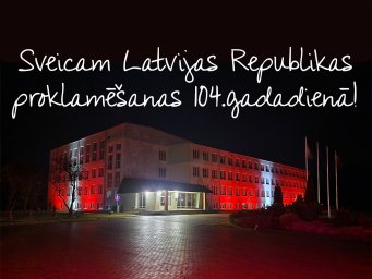 Sveicam Latvijas Republikas proklamēšanas 104.gadadienā!