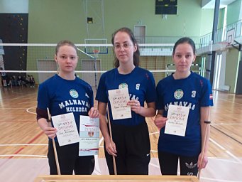 3.vieta novusa sacensībās jaunietēm 3.vieta novusa sacensībās jaunietēm