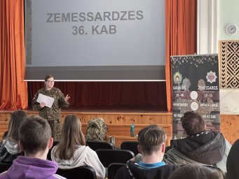 Tikšanās ar Zemessardzes 3. Latgales brigādes 36. kaujas atbalsta bataljona pārstāvjiem Tikšanās ar Zemessardzes 3. Latgales brigādes 36. kaujas atbalsta bataljona pārstāvjiem