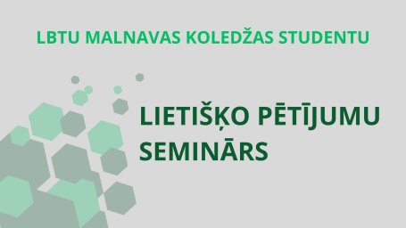 No idejas līdz risinājumam No idejas līdz risinājumam