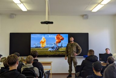Valsts robežsardzes Aviācijas pārvalde viesojas LBTU Malnavas koledžā Valsts robežsardzes Aviācijas pārvalde viesojas LBTU Malnavas koledžā