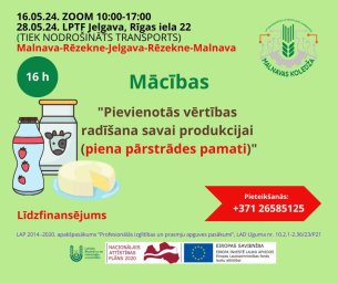 Vai vēlies radīt pievienoto vērtību savai produkcijai? Vai vēlies radīt pievienoto vērtību savai produkcijai?