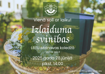 Izlaiduma svinības LBTU Malnavas koledžā Izlaiduma svinības LBTU Malnavas koledžā