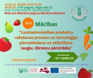 Augļu, dārzeņu produktu pārstrādes iespējas un produktu izstrāde Augļu, dārzeņu produktu pārstrādes iespējas un produktu izstrāde