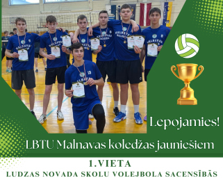 LBTU Malnavas koledžas jaunieši un jaunietes izcīna medaļas volejbola sacensībās! LBTU Malnavas koledžas jaunieši un jaunietes izcīna medaļas volejbola sacensībās!